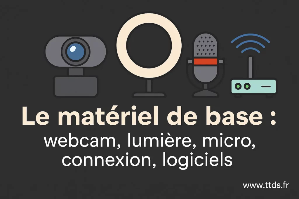 Équipement essentiel pour débuter dans le contenu adulte en ligne : webcam, lumière, micro